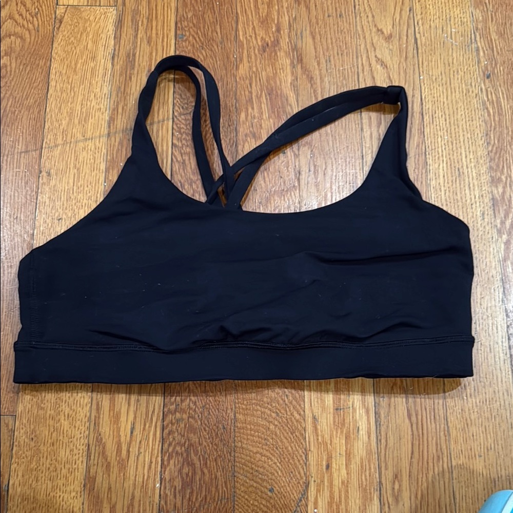Black Women's Sports Bra